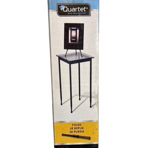 Quartet Tabletop Instant Easel Adjustable 14" Non-Skid Black Folding Design